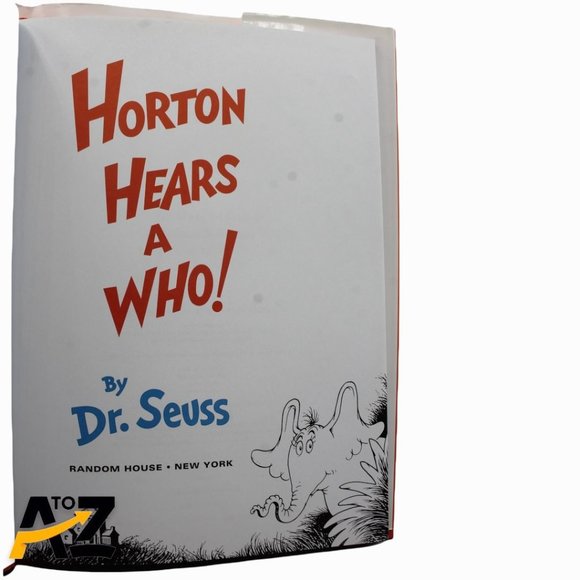 DR. SEUSS HORTON HEARS A WHO HARDCOVER BOOK W/ DUST JACKET - Picture 8 of 13